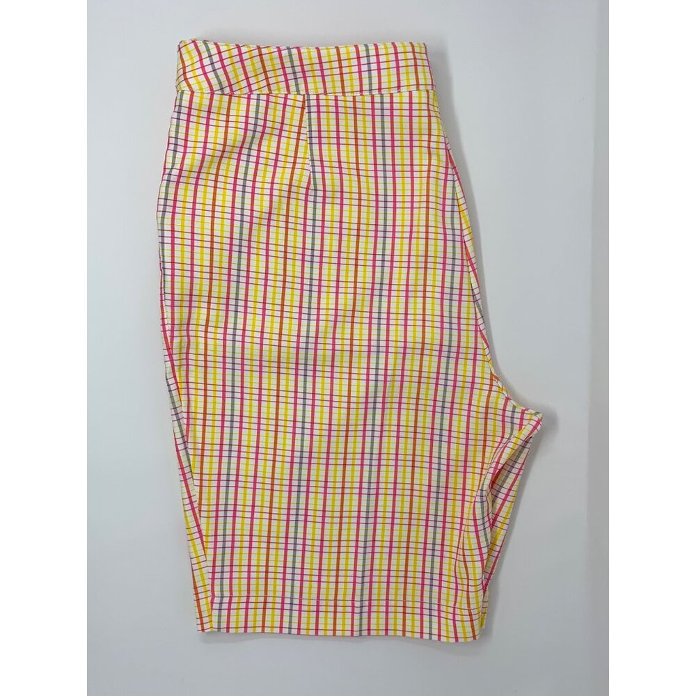 Golf America Stretch‎ Bright Geometric Polyester Women's Golf Shorts Size 12 - Picture 5 of 10